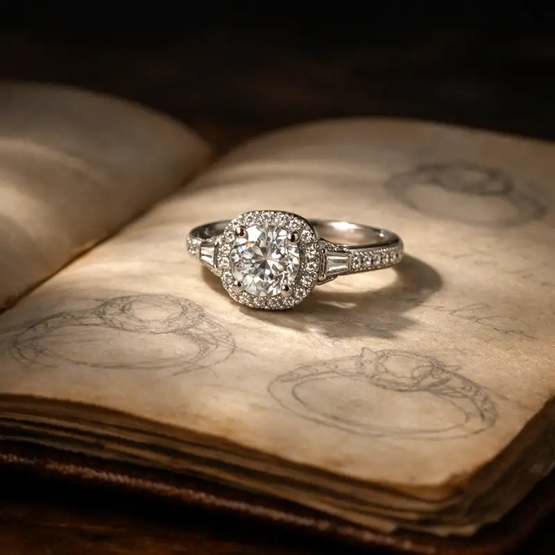 Vintage engagement ring concept